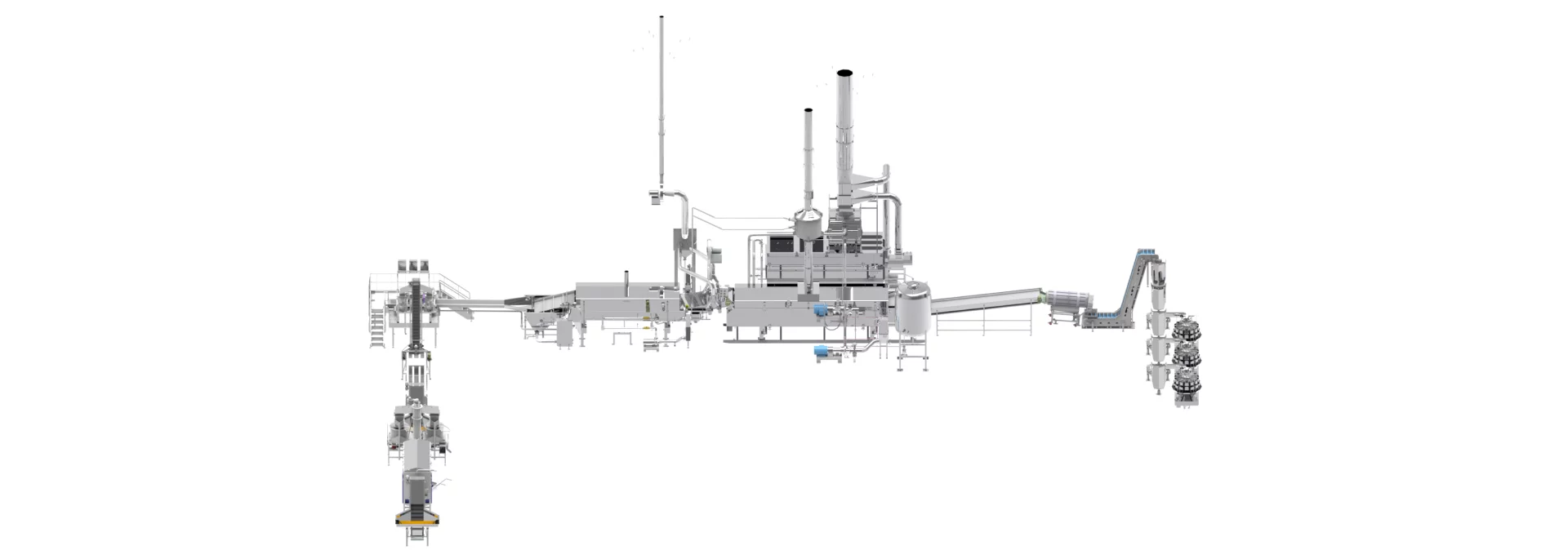 高端鲜切薯片生产线